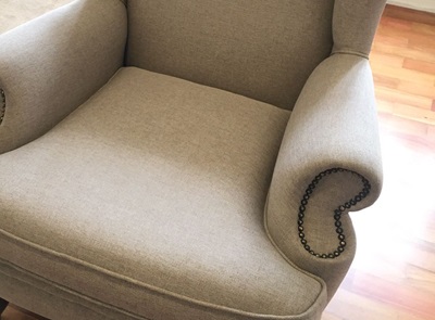 Estrutura refor&ccedilada ap&oacute;s conserto de sof&aacute; 